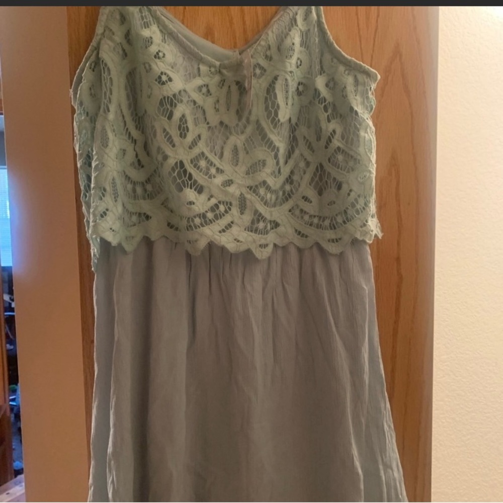 NEW teal, lace dress